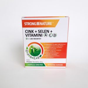 Strong Nature Cink + Selen + vit A, C, D 30 kps